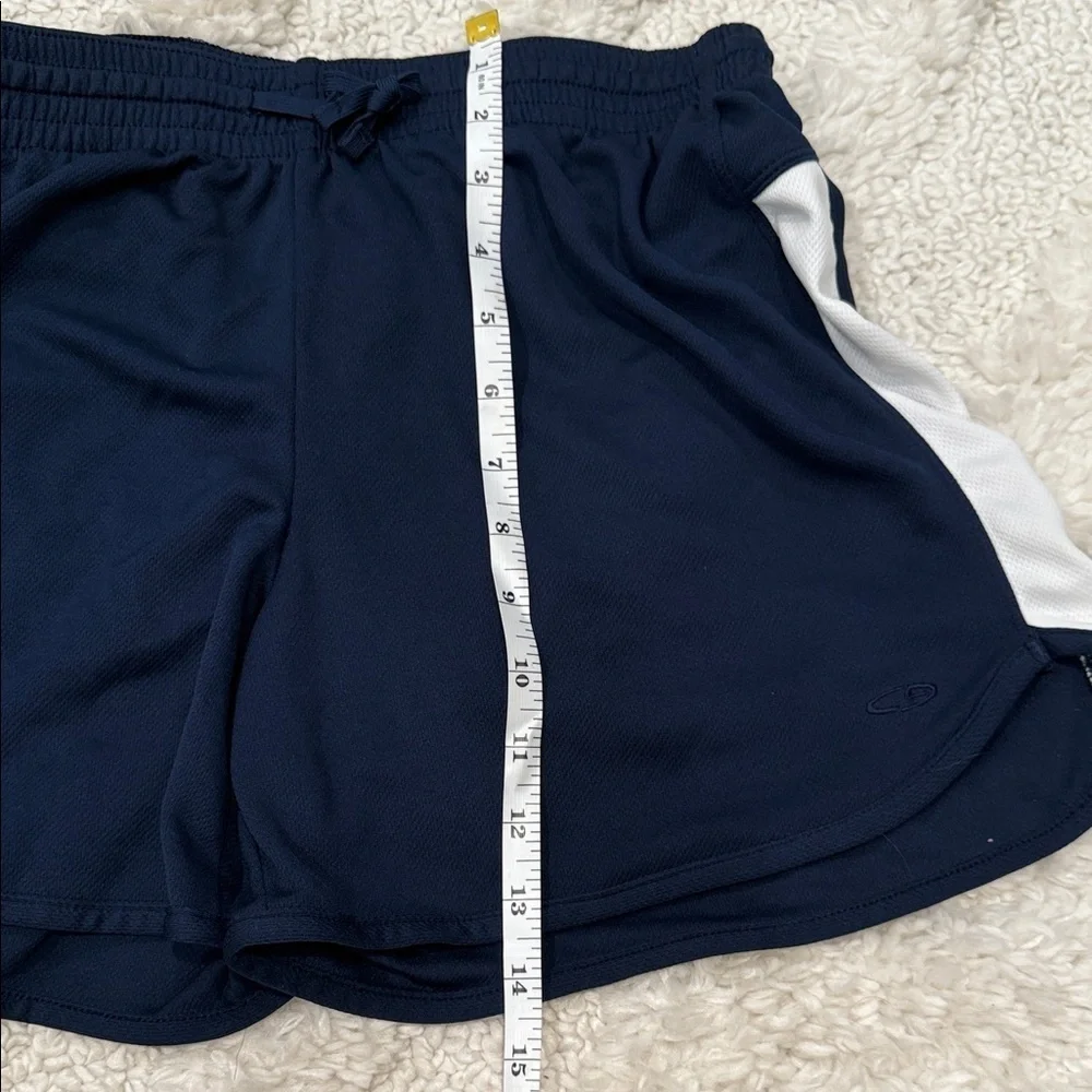 Champion Navy and White Athletic Shorts